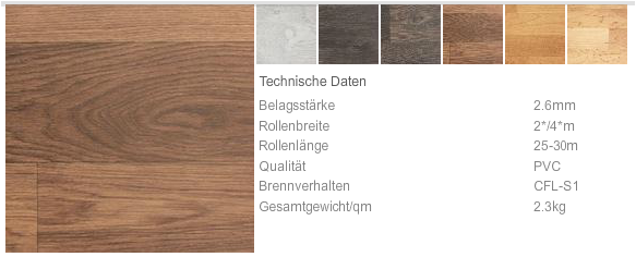 Bodenbelag in Holzoptik mieten